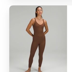 Lululemon Align Ribbed Bodysuit Roasted Brown color